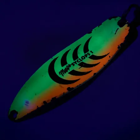 Mepps Syclops 1 UV Lusikkauistin, Fire Tiger, 12g, UV-reakt., #7230