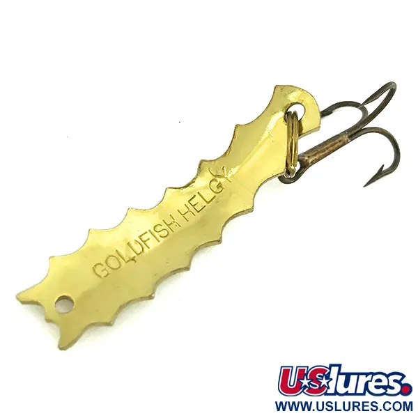 Al's Goldfish Goldfish Helgy Lusikka, Kulta / Punaiset Silmät, 4.5g, #7244