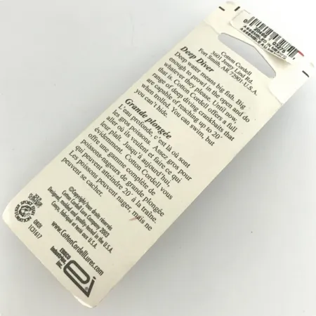 Cotton Cordell Grappler Shad Vaappu, Kulta, 7g, Syvänne #7255