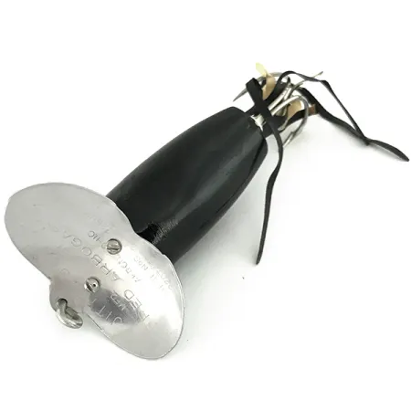 Fred Arbogast Jitterbug Weedless, Musta, 8.5g, ruohosuojattu, #7275