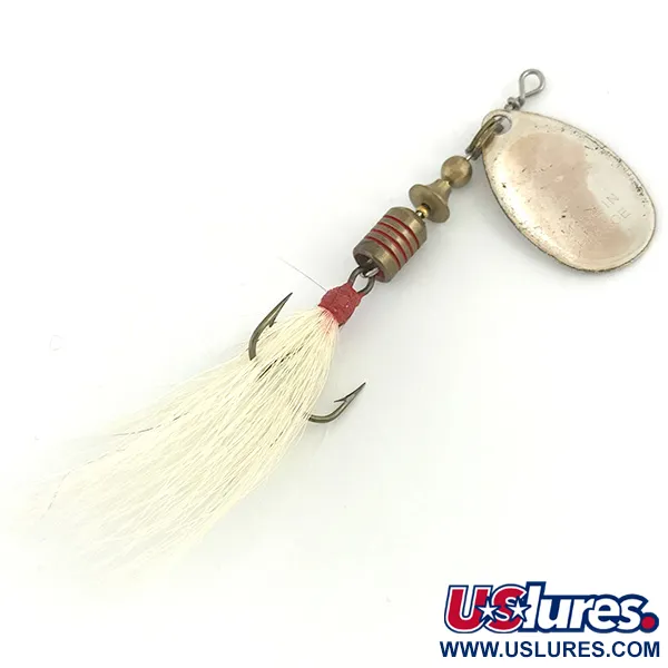 Mepps Aglia 2 dressed - bucktail Lippa, Hopea/Valkoinen, 4.7g, #7292