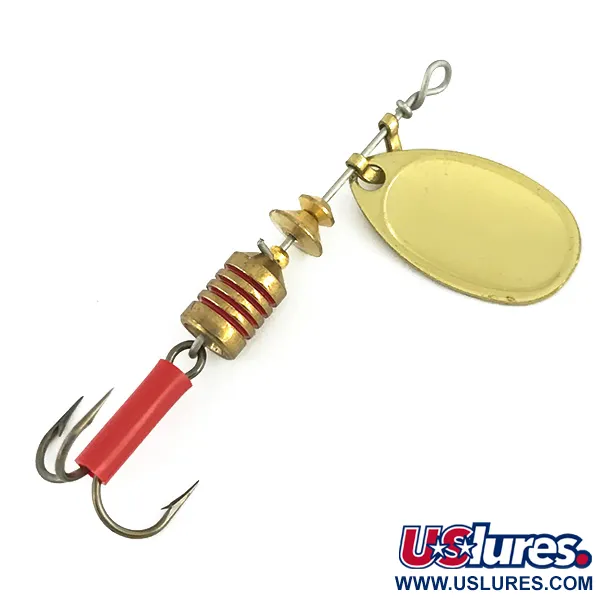 Mepps Aglia 1 Lippauistin, Kulta, 3,5g, Klassinen Lehti, #7294