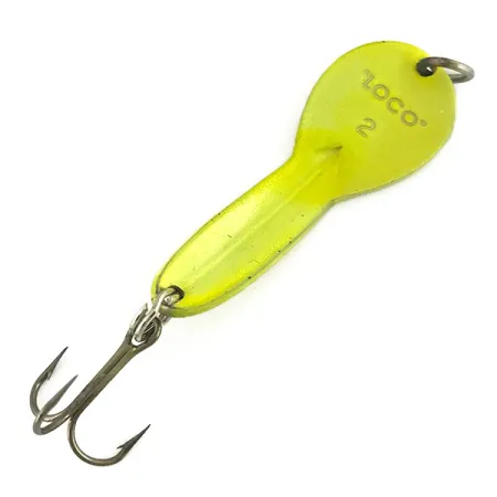 Loco 2 Glen Evans Lusikka, UV-keltainen, 7g, UV-pinnoite, #7300