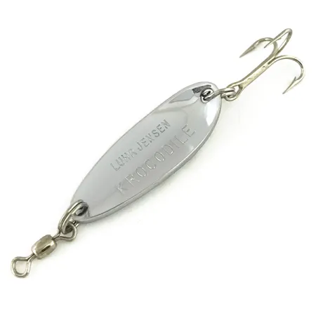 Luhr Jensen Krocodile Lusikkauistin, Nikkeli / Punainen, 7g, #7312