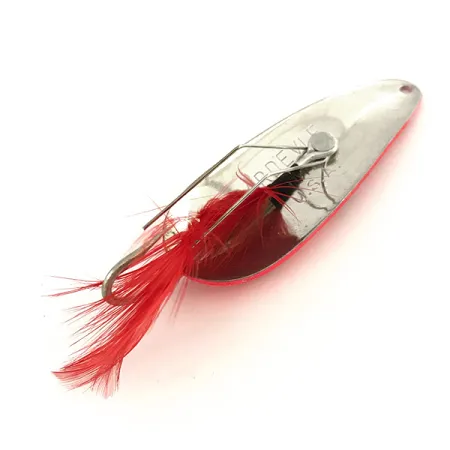 Eppinger Weedless Dardevle Imp, Puna-musta-nikkeli, 11g, #7318