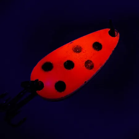 Luhr Jensen UV Lusikkauistin, Puna/Musta/Kulta, 7g, UV-pinnoite, #7321