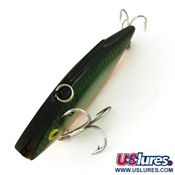 Bill Lewis Rat-L-Trap Lipless Crankbait, Harmaa/Vihreä/Oranssi, 14g, #7326