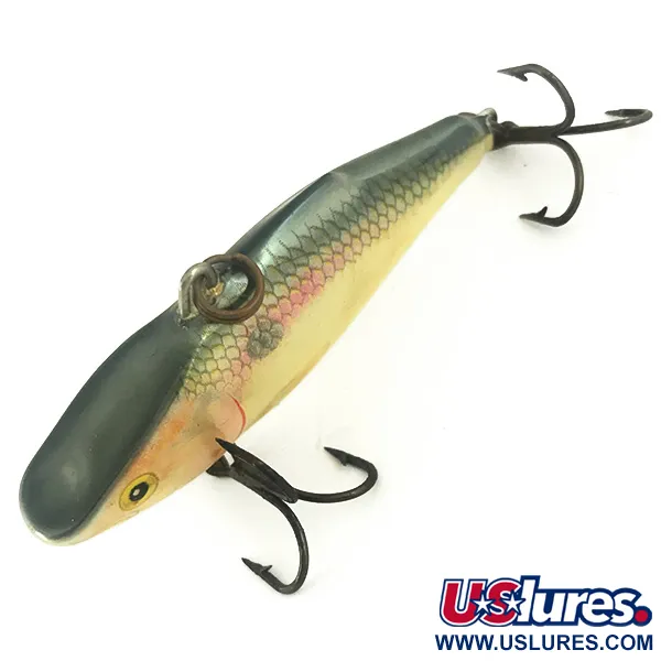 Rapala Rattl'n RAP Lipless Crankbait, Kulta-Vihreä, 11g, Uppoava, #7330