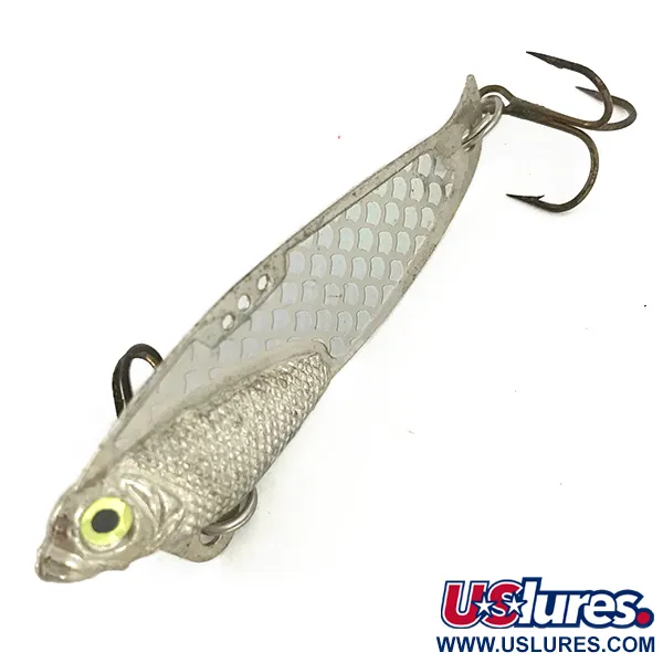 Bass Pro Shops Blade Blade-viehe, Nikkeli/Sateenkaari, 14g, 3 reikää, #7335