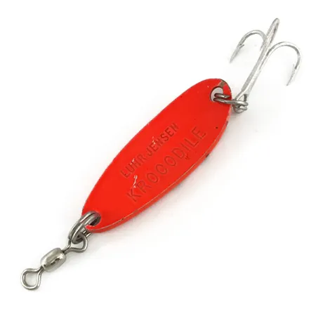 Luhr Jensen Krocodile UV Lusikka, Fluorescent Orange / Black, 9g, #7341