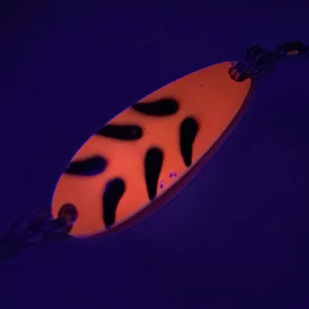 Luhr Jensen Krocodile UV Lusikka, Fluorescent Orange / Black, 9g, #7341