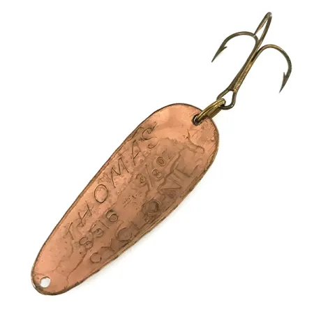 Thomas Syclone Lusikka, Vasaroitu Kupari, 10g, Pilkkukuvio, #7342