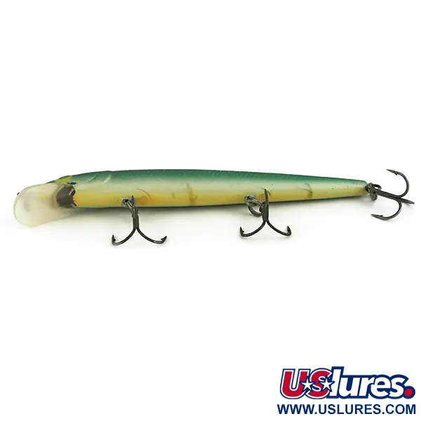 Rapala Husky Jerk 12 Vaappu, Vihreä/Kulta, 13g, Suspender, #7352