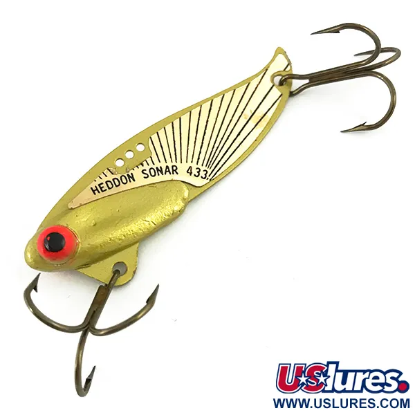 Heddon Sonar 433 Blade Lure, Kulta, 14g, Monireikäkiinnitys, #7385