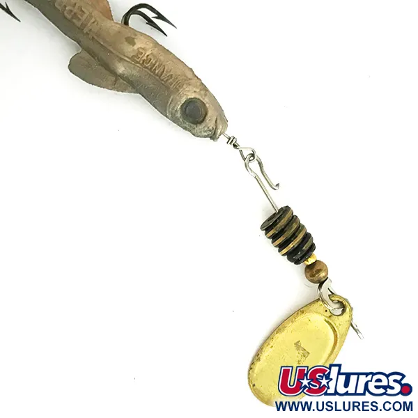 Mepps Comet Mino 1 Lippa, Kulta, 4,5g, Vaihtokoukku, #7394