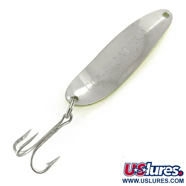 Dardevle Cop-E-Cat 7300 UV Lusikka, Kelta-UV, 10g, UV-aktiivinen, #7396