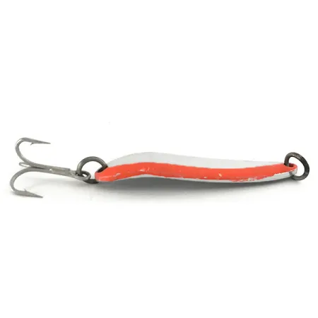 Luhr Jensen Krocodile Die #4 UV Lusikka, Nikkeli / Punainen, 19g, UV, #7411