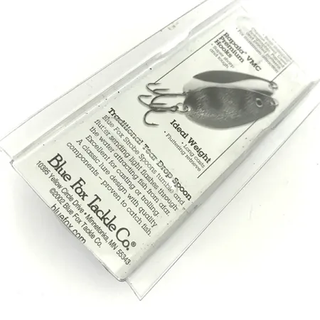 Blue Fox Strobe Tear Drop Spoon Lusikka, Fire Tiger, 11g, VMC, #7423