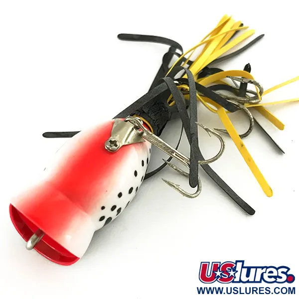 Fred Arbogast Hula Popper Pintauistin, Valkoinen Leopardi, 8g, #7428