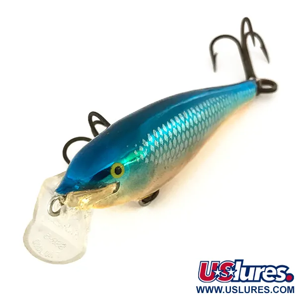 Rapala Shallow Shad Rap Vaappu, Sini/Kulta, 5g, Balsa, #7439