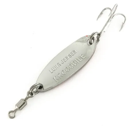 Luhr Jensen Krocodile UV Lusikka, Nikkeli/Oranssi, 7g, UV, #7447