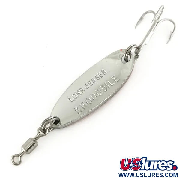 Luhr Jensen Krocodile UV Lusikka, Nikkeli/Oranssi, 7g, UV, #7447