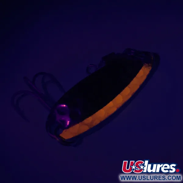 Luhr Jensen Krocodile UV Lusikka, Nikkeli/Oranssi, 7g, UV, #7447