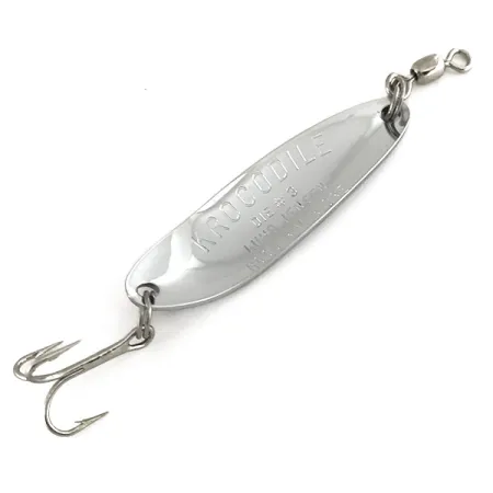 Luhr Jensen Krocodile Die #3 UV Lusikka, Nikkeli/Oranssi, 10g, #7448