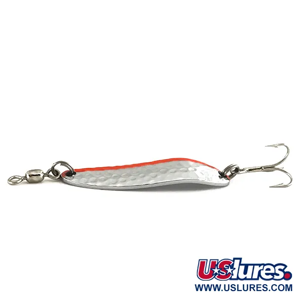 Luhr Jensen Krocodile Die #3 UV Lusikka, Nikkeli/Oranssi, 10g, #7448