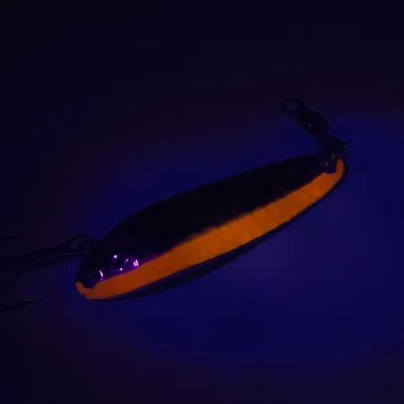 Luhr Jensen Krocodile Die #3 UV Lusikka, Nikkeli/Oranssi, 10g, #7448