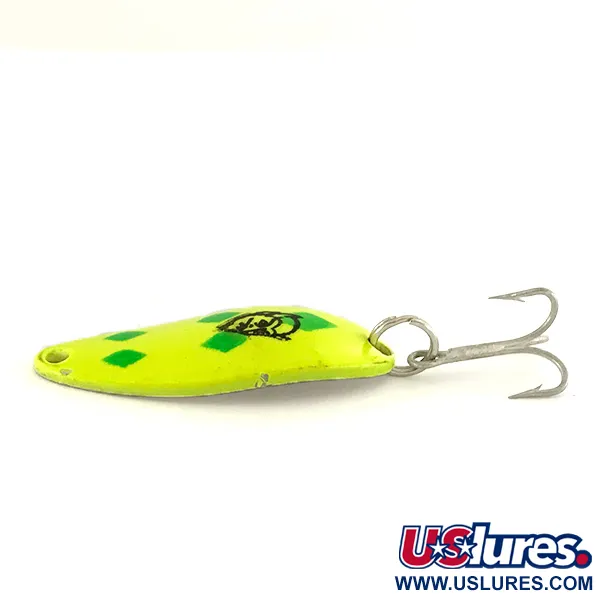 Eppinger Dardevle Devle Dog 5200 UV Lusikka, Kelt/Vihr, 7g, UV, #7452