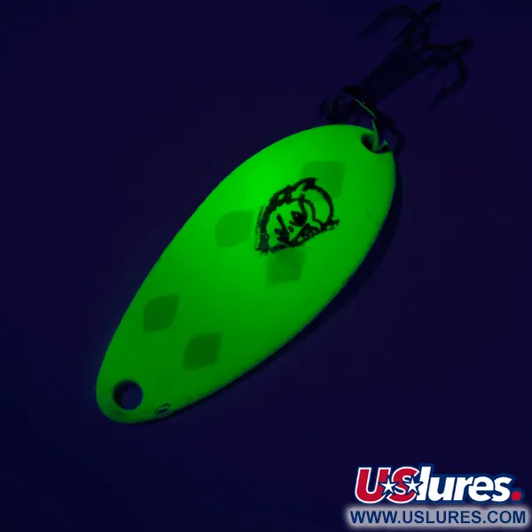 Eppinger Dardevle Devle Dog 5200 UV Lusikka, Kelt/Vihr, 7g, UV, #7452