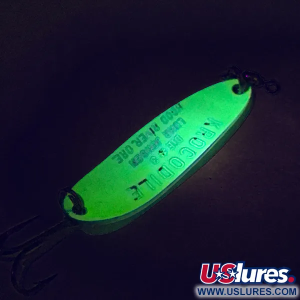 Luhr Jensen Krocodile Die #3 UV Lusikka, Chartreuse, 10g, UV, #7468