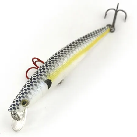 Matzuo Phantom Minnow Vaappu, Hopea/Keltainen, 9g, Suspending, #7473