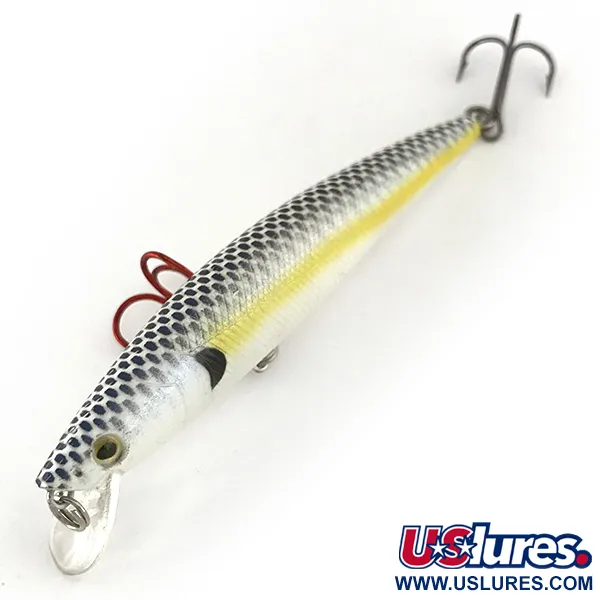 Matzuo Phantom Minnow Vaappu, Hopea/Keltainen, 9g, Suspending, #7473