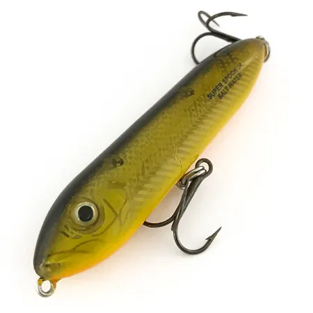 Heddon Excalibur Super Spook Saltwater, Oliivi, 14g, Pintauistin, #7475