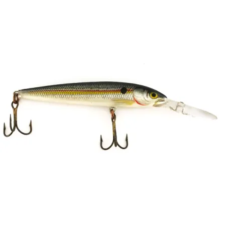 Rapala Down Deep Husky Jerk 10 Vaappu, Hopea-Kulta, 11g, #7476