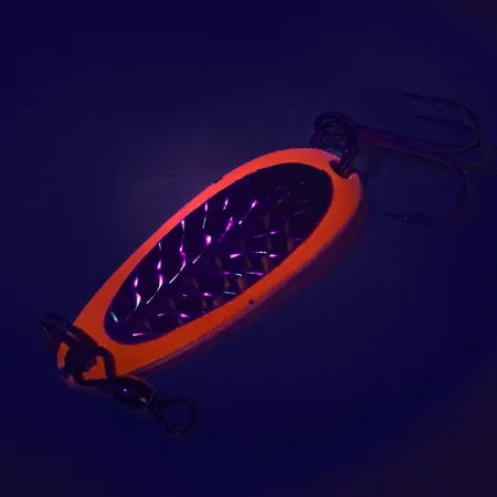 Luhr Jensen Krocodile UV Lusikka, Punainen / Musta, 9g, UV, #7485