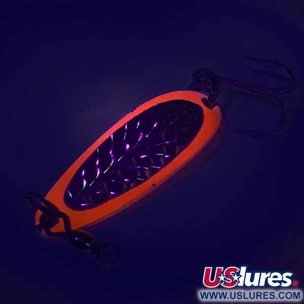 Luhr Jensen Krocodile UV Lusikka, Punainen / Musta, 9g, UV, #7485