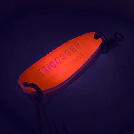 Luhr Jensen Krocodile UV Lusikka, Punainen / Musta, 9g, UV, #7485