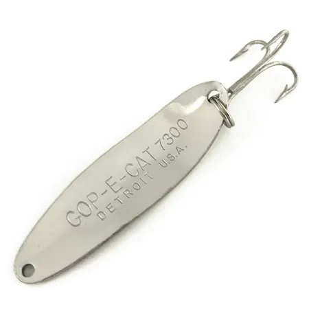 Dardevle Cop-E-Cat 7300 Lusikka, Nikkeli/Vihreä, 10g, Vaappuva Uinti, #7487