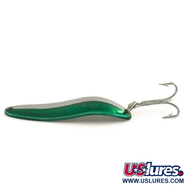 Dardevle Cop-E-Cat 7300 Lusikka, Nikkeli/Vihreä, 10g, Vaappuva Uinti, #7487