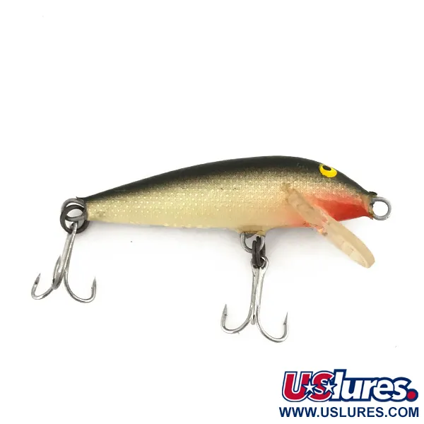 Rapala Original Floater F5 Vaappu, S (Silver), 2.5g, Balsa, #7493