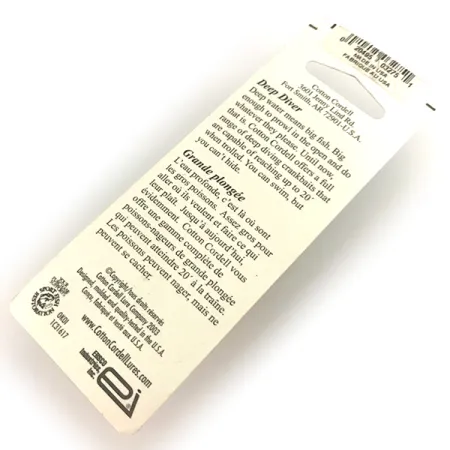 Cotton Cordell Grappler Shad Deep Diver, Kulta/Oranssi, 7g, Syvänne, #7497