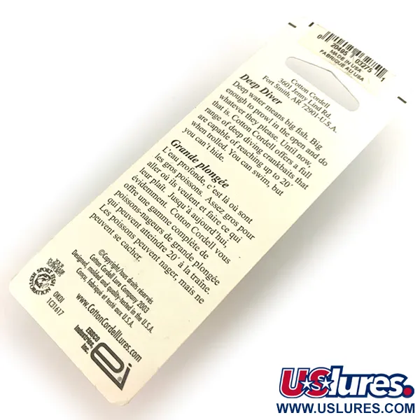 Cotton Cordell Grappler Shad Deep Diver, Kulta/Oranssi, 7g, Syvänne, #7497