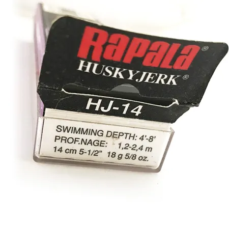 Rapala Husky Jerk HJ 14 Vaappu, Yellow Perch, 18g, suspendi, #7498