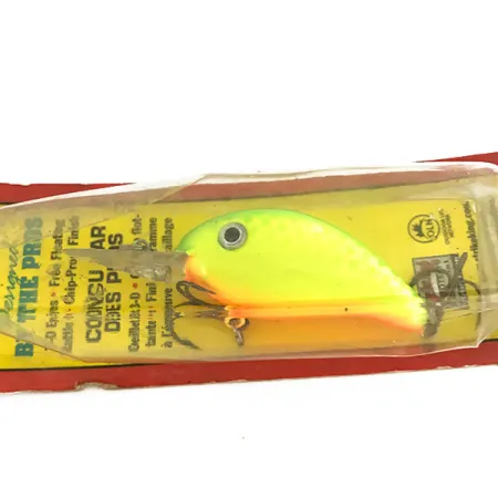 Strike King Pro Model 3XD Crankbait, Chartreuse, 12g, Räpätin, #7501