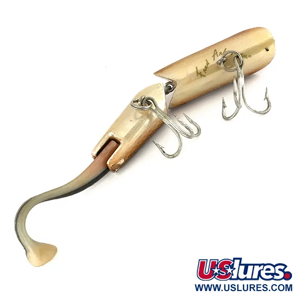 Fred Arbogast A.C. Plug Vintage Popper, Ruskea, 28g, Nivelrunko, #7508