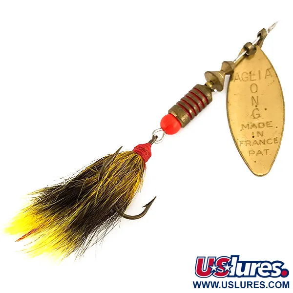 Mepps Aglia Long 2 Dressed Lippa, Messinki, 7.3g, Oravanhäntä, #7531