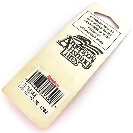 Eppinger Dardevle Lildevle Lusikka, Black / White, 3,5g, #1302